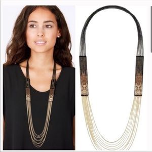 Stella and dot jasper ombré necklace and bracelet set